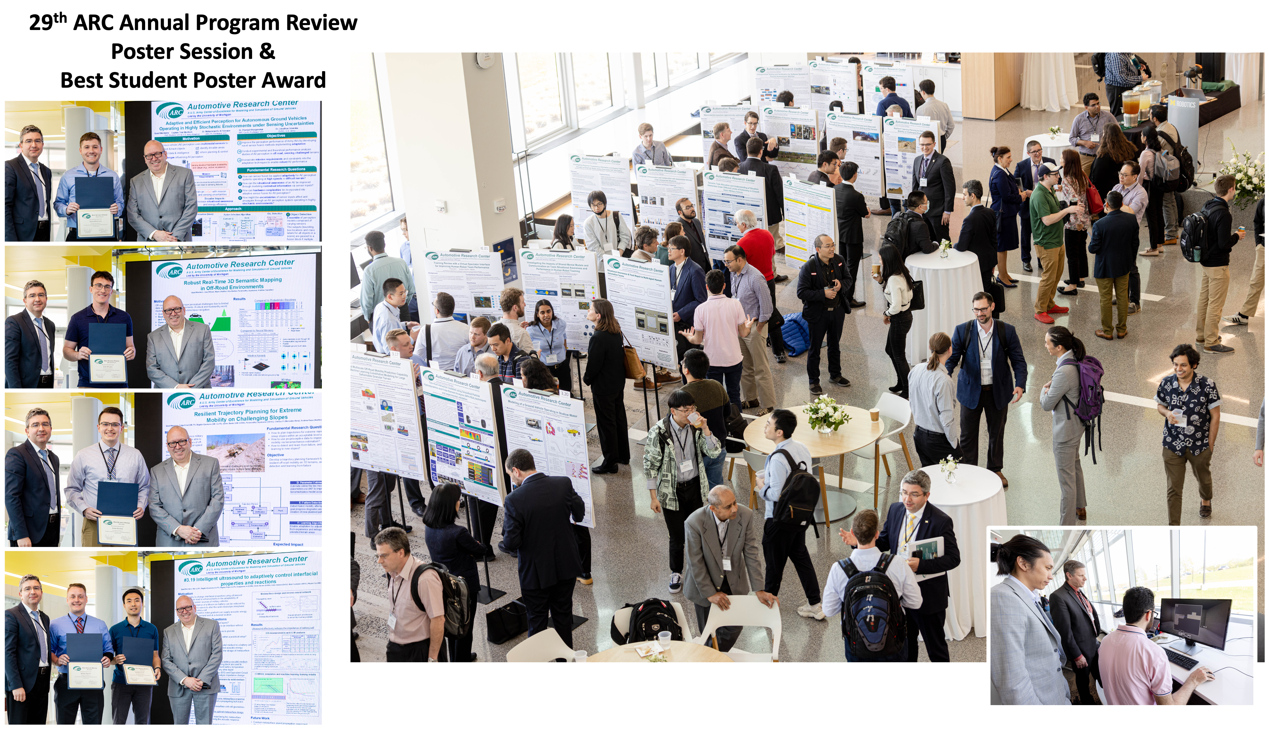 2023 annual review poster session, and best student poster award finalists and winners