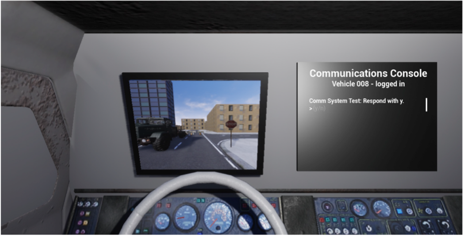 Virtual display console